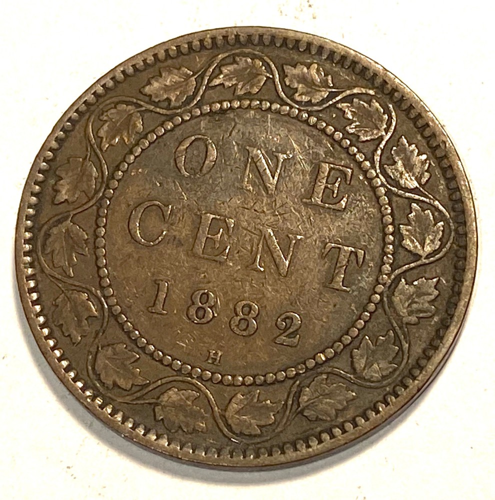 1882 H Canada Large Cent Higher Grade #13