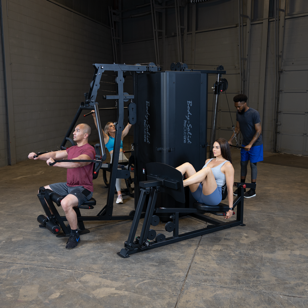 Body Solid S1000 Commercial Four Stack Gym Multi Station Selectorized Machine