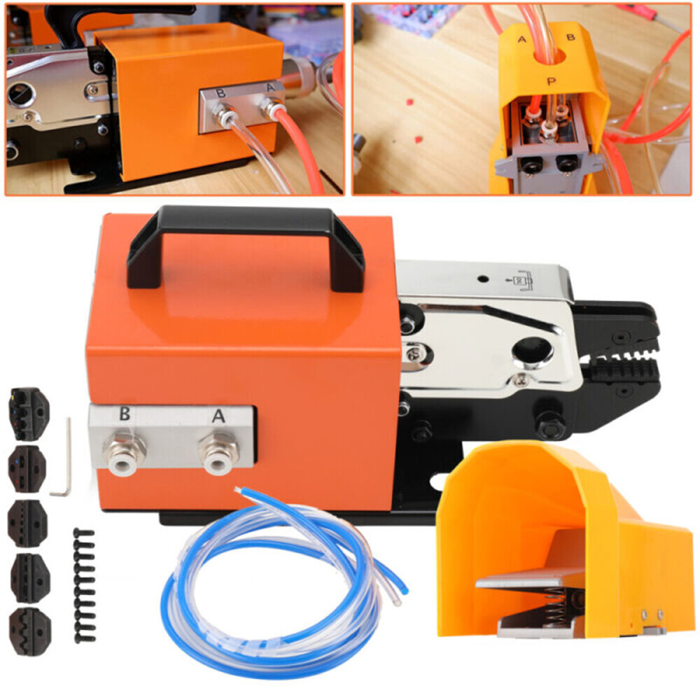 AM-10 Pneumatic Wire Terminal Crimping Machine Crimp Tool Air-Powered Crimper