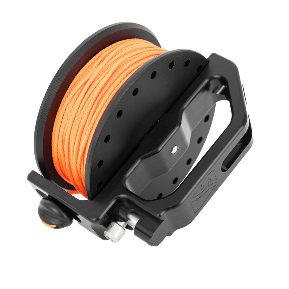 Dive Rite 200' Slide Lock 2 Reel, #24 Orange line