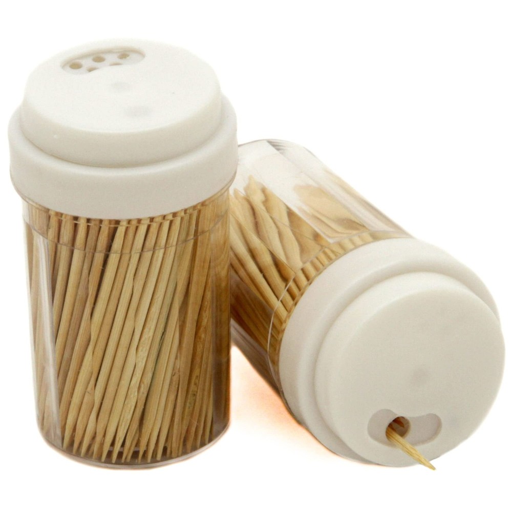 Chef Craft Toothpicks, 2 Pack, 250/Container, Natural