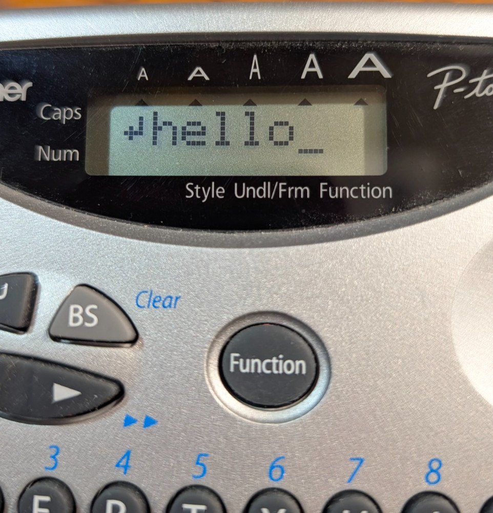 Brother P-Touch PT-1180 Electronic Label Maker System Handheld Printer - Tested