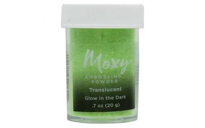 AMC Moxy Embossing Powder .7oz Translucent Glow in Dark (6pk)