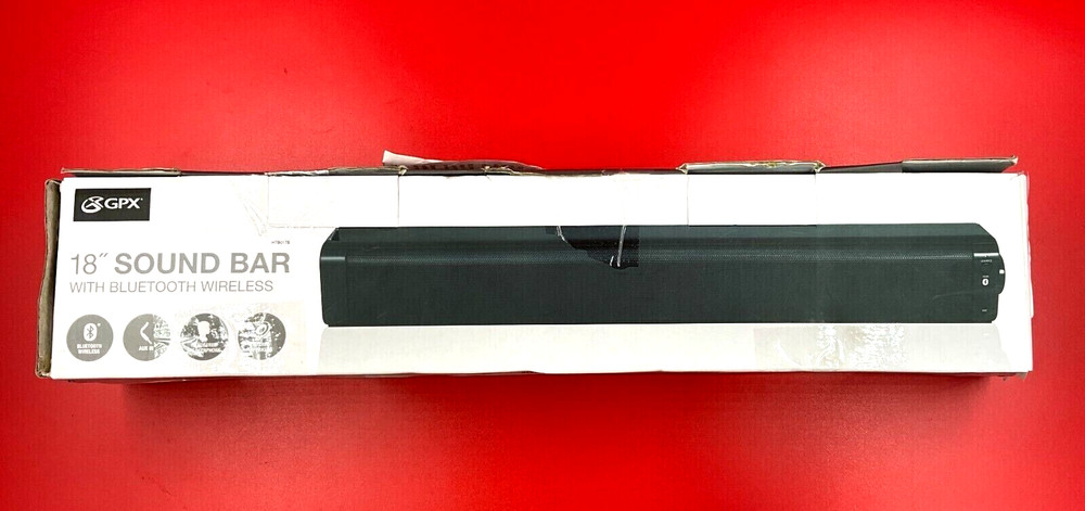 GPX 18" Wireless Bluetooth Soundbar HTB017B Black ✅❤️✅❤️ New Open Box!