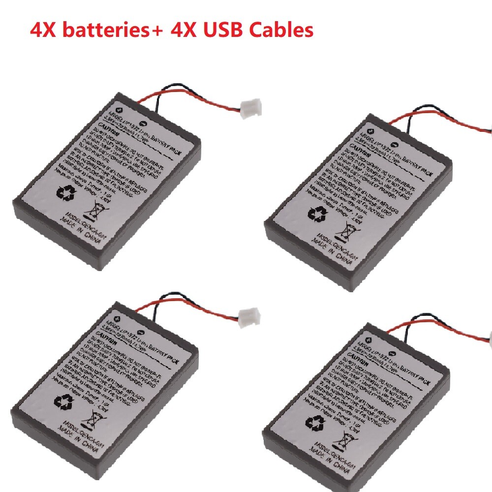 New Replacement Battery For Sony Playstation 4 ps4 Controller Remote+ USB Cable