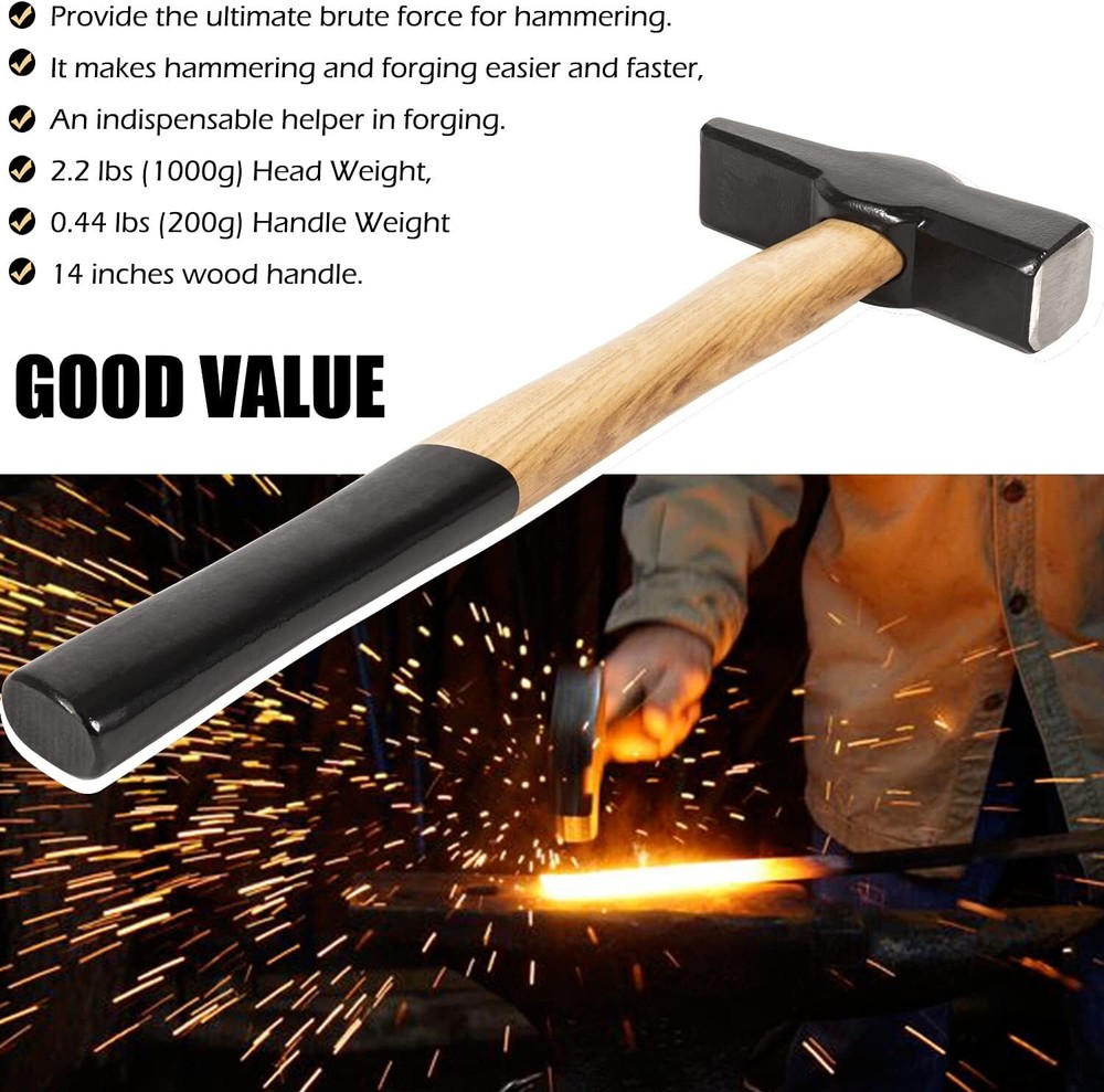 Blacksmiths' Hammer Bladesmith Blacksmithing Forging Knife Making Metal Working
