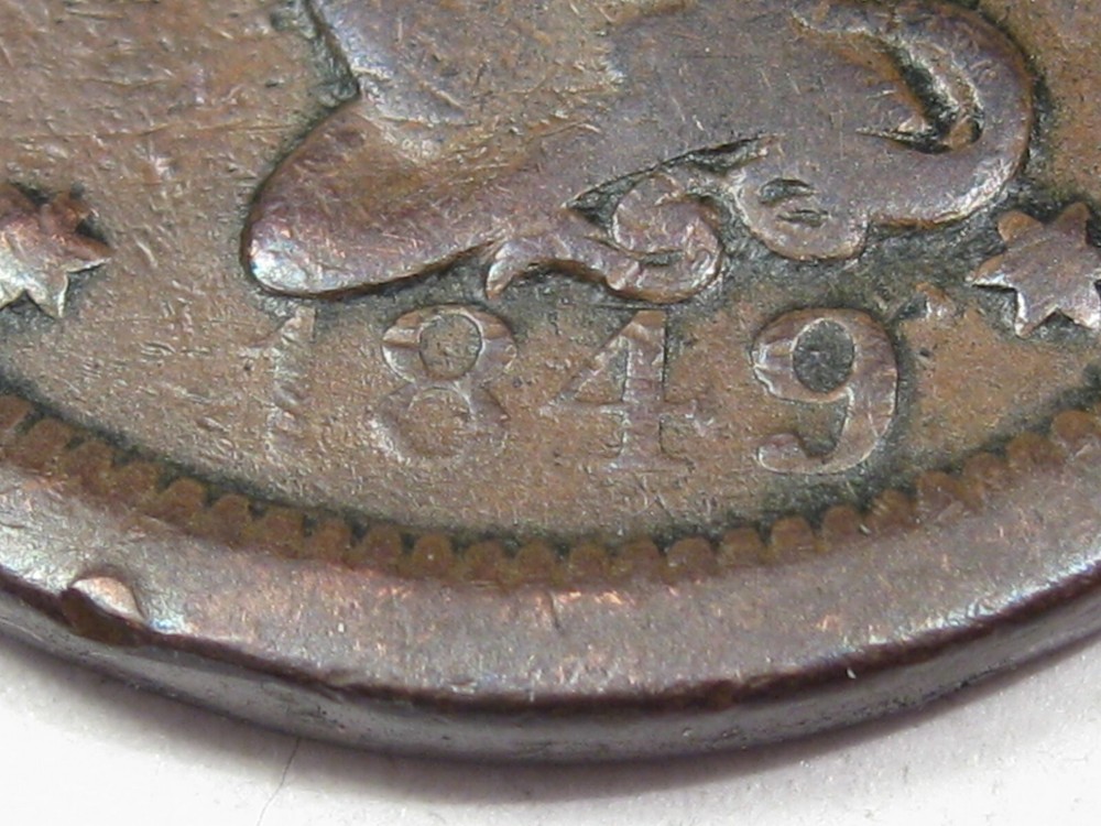 1849 Large Cent. #37
