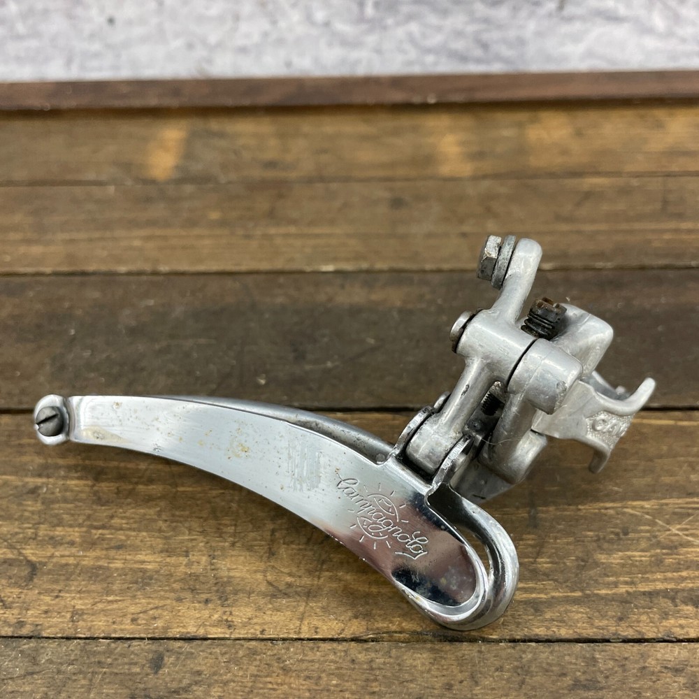 Vintage Campagnolo Record Front Derailleur Clamp On 28.6 Bottom Pull Campy C2