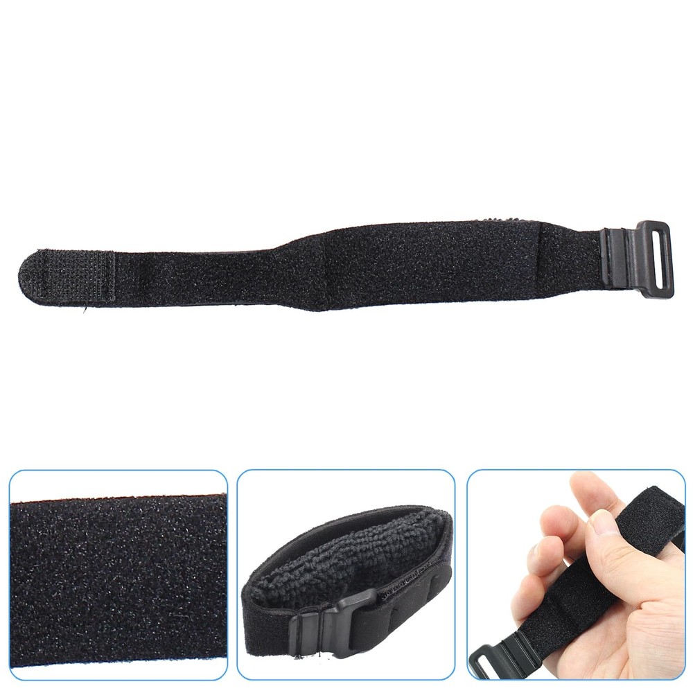 3 Pcs Black Guitar String Mute Damper, Adjustable Guitar String Cover Tape Ba...