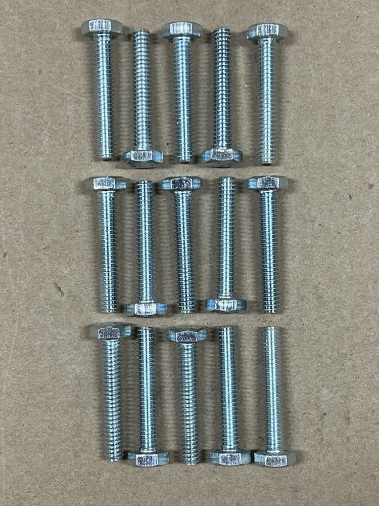 1/4"-20 x 1-1/2" Long Coarse Thread Hex Head Tap Bolt SAE Grade 5 Fully Threaded