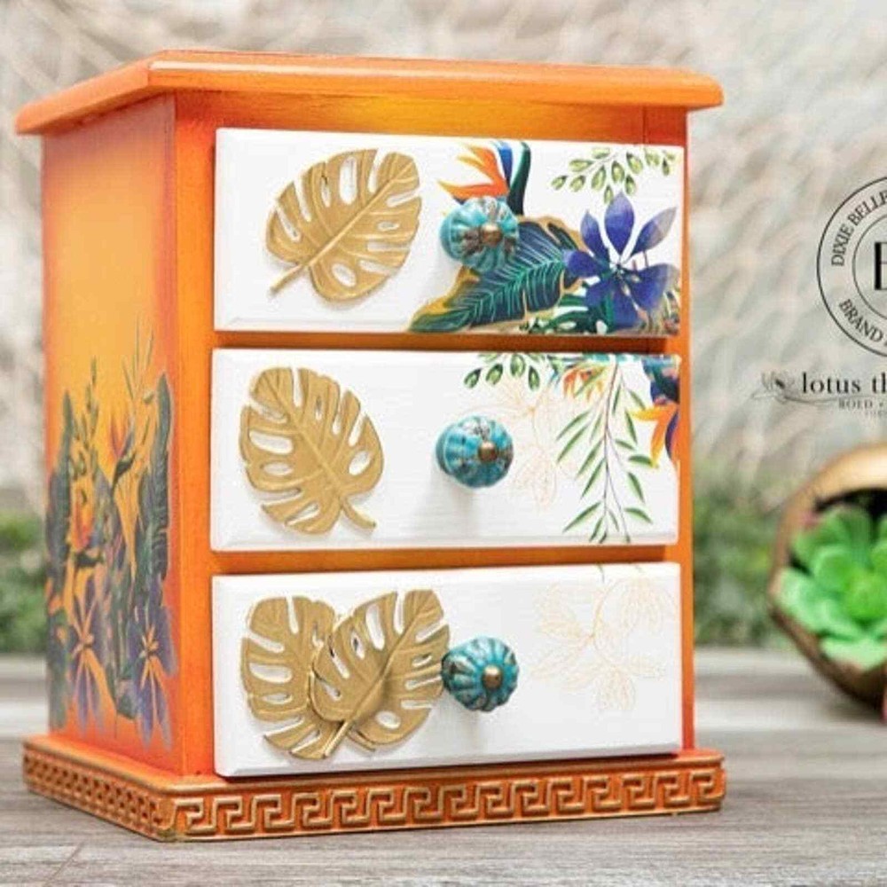 Dixie Belle Tropical Leaves Transfer