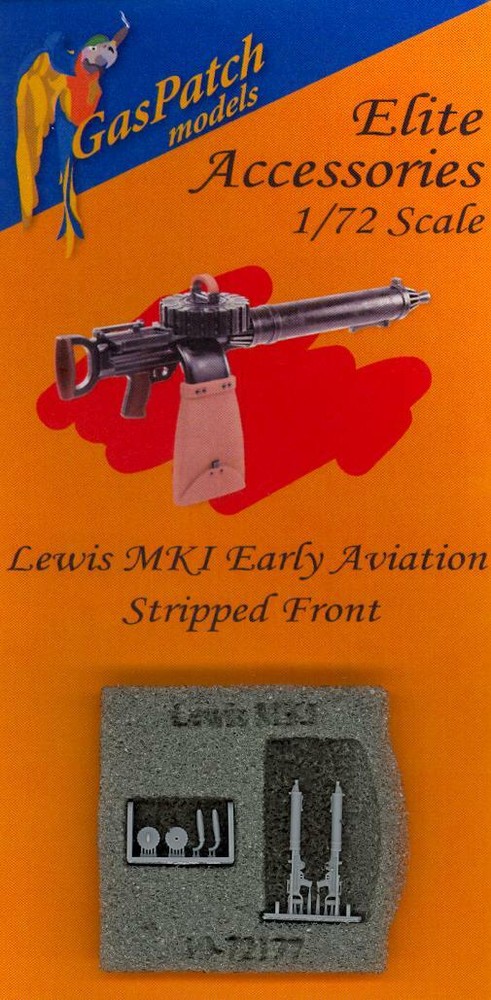 GasPatch Models 1/72 BRITISH LEWIS GUN Mk.I EARLY AVIATION STRIPPED FRONT(2)