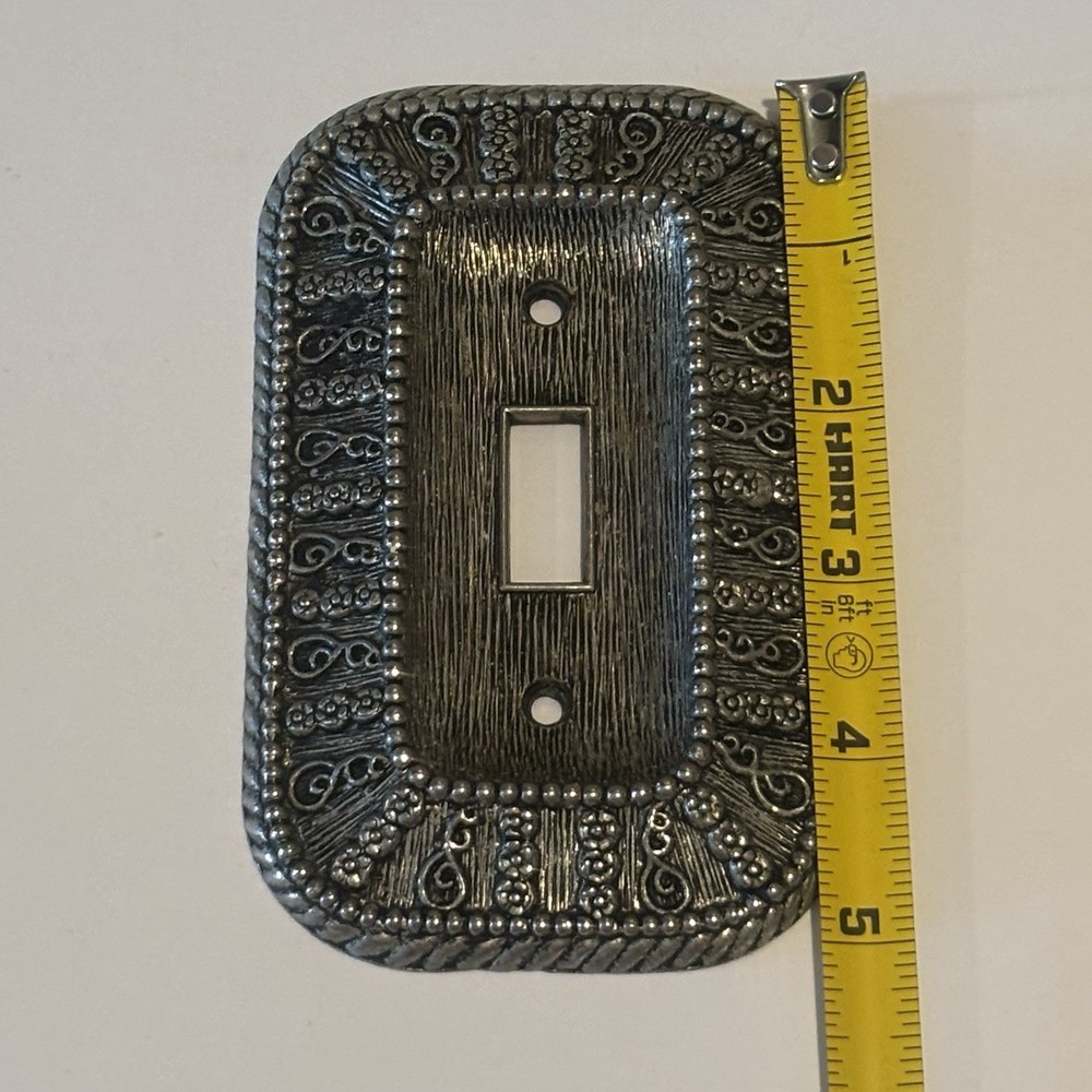 Vintage American Tack Hardware Toggle Light Switch Plate 1968