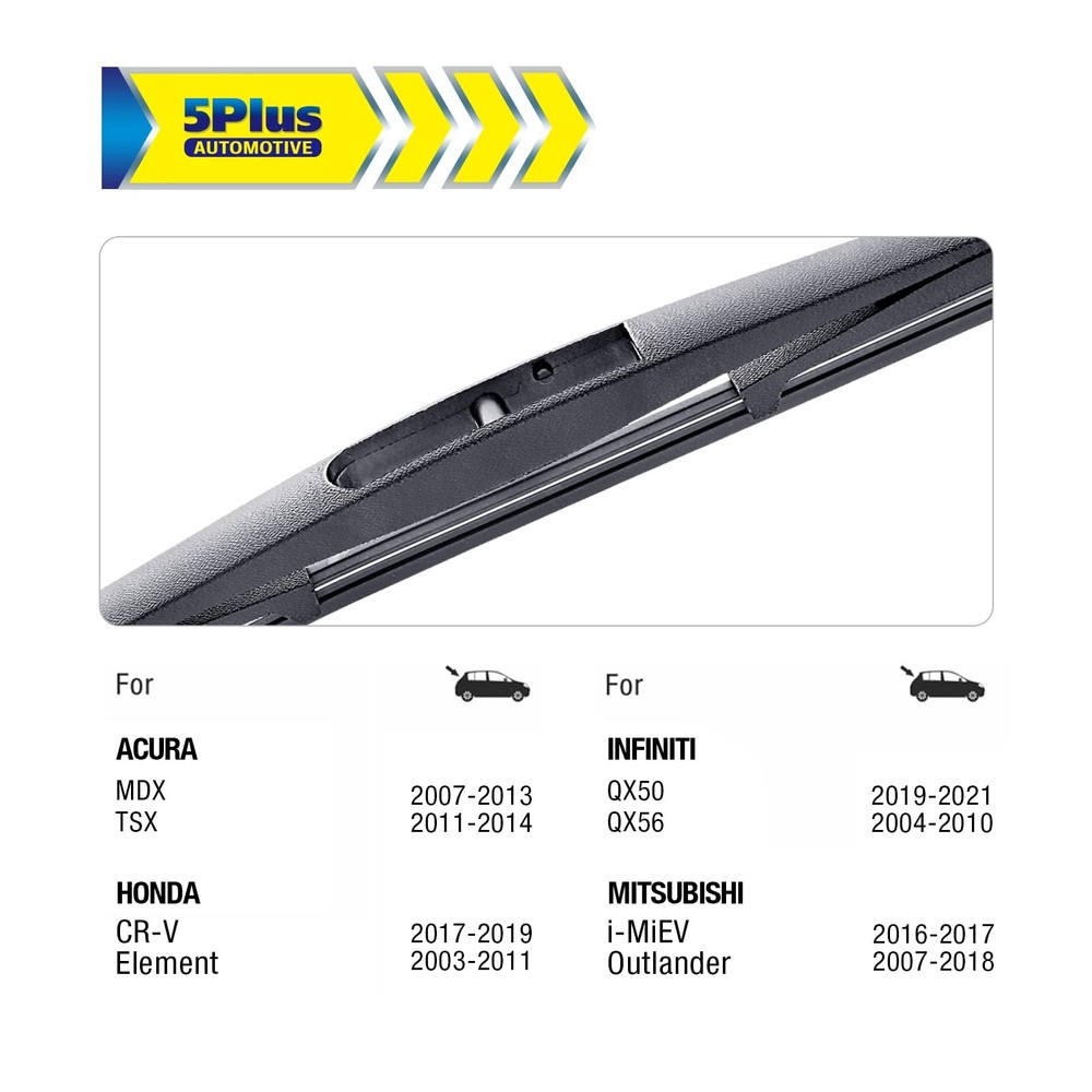Rear Wiper Blade 12"for Honda CRV Element Fit Replacement