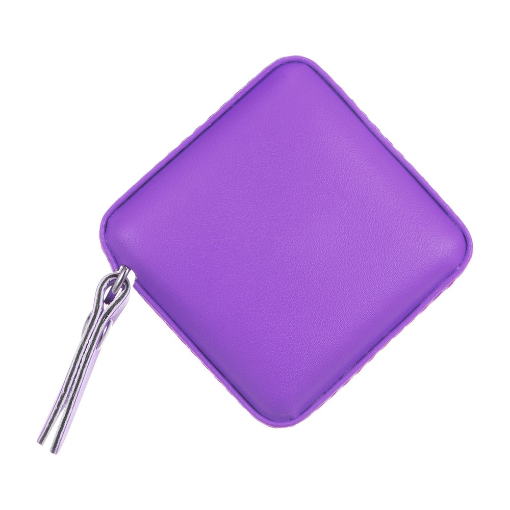 Square Retractable Tape Meter 150cm/60 Inch, Purple