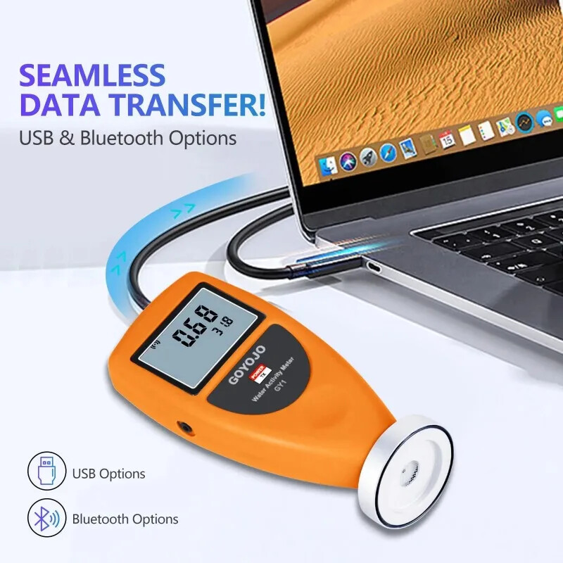 Smart Bluetooth Water Activity Meter Tester for Jerky & Dried Fruit