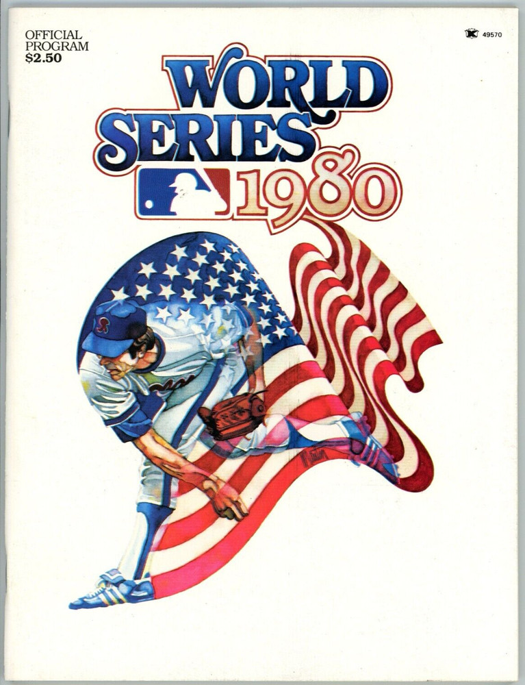 1980 MLB World Series OFFICIAL PROGRAM NEAR MINT Condition!! Royals Phillies