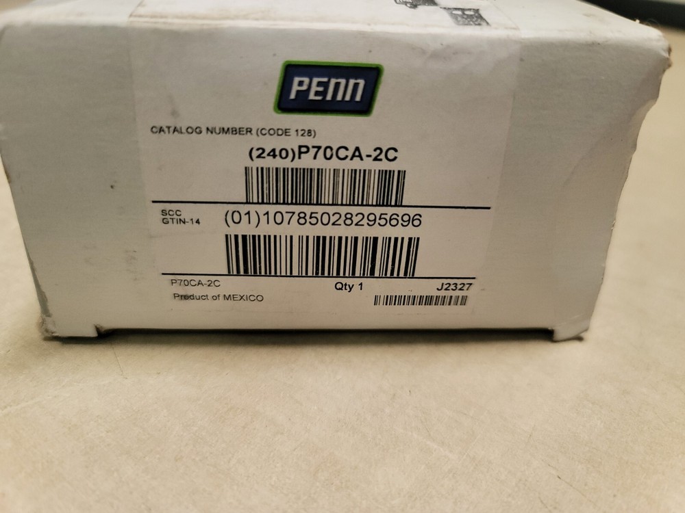 Penn Johnson Controls P70CA-2C Open High Pressure Control NOB
