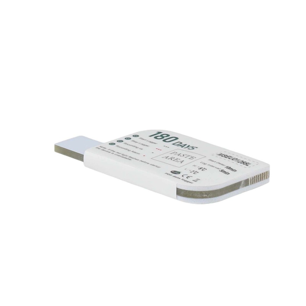 USB Data Logger Temperature IP67 Waterproof 180 Days Alarm Notification
