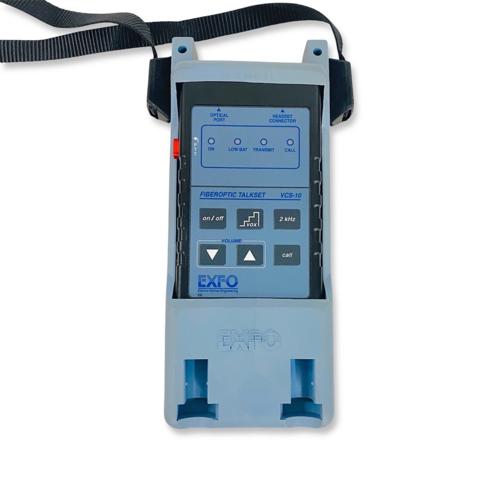 Exfo VCS-10 Fiberoptic Talkset Kit Voice Communication System with Headset, Case