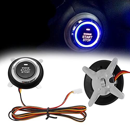 Smart RFID Push Engine Start Button kit & Keyless Entry Starter Systems to One