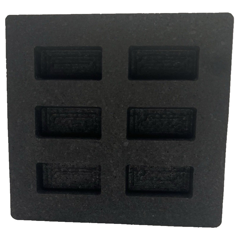Graphite Ingot Mold For Casting (6) Cavity 2 oz Gold Bars