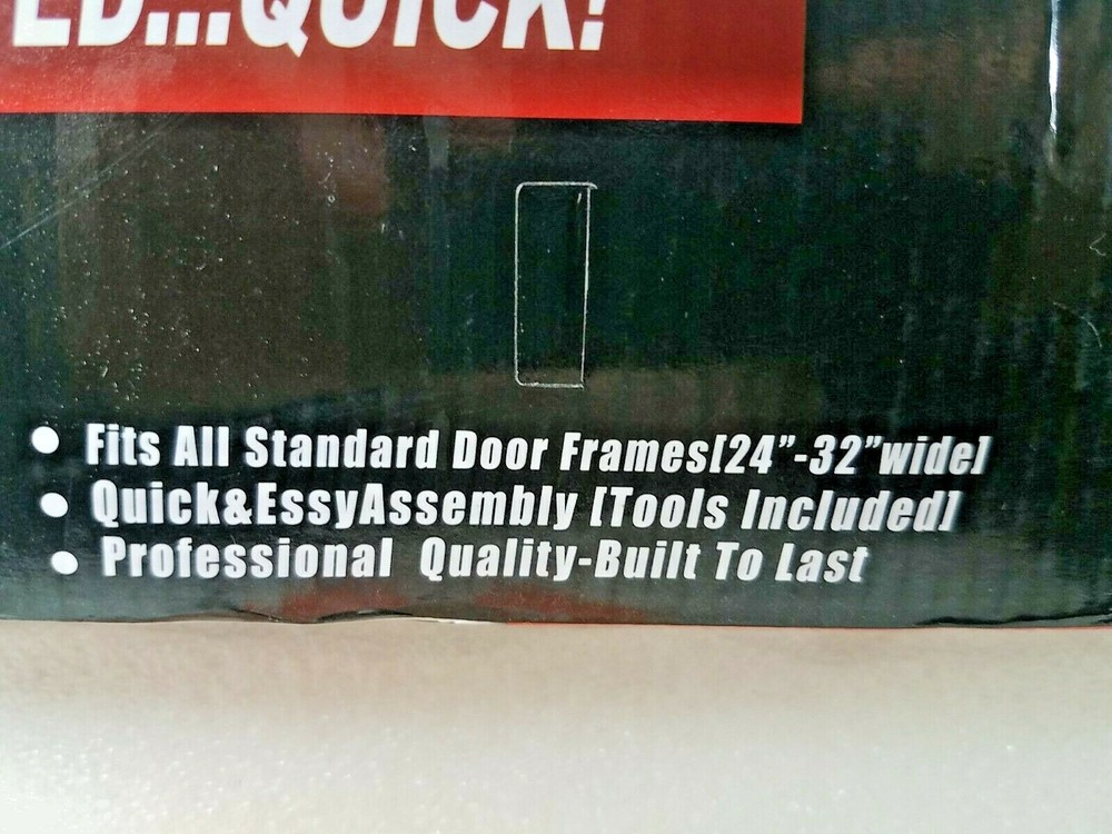 Iron Gym ~Total Upper Body Workout Bar ~Pull Ups/Sit-up/Dips ~New / Damaged Box