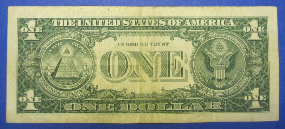 Genuine 1963A $1 FRN "Missing Face Washington" Major Printing Error Note
