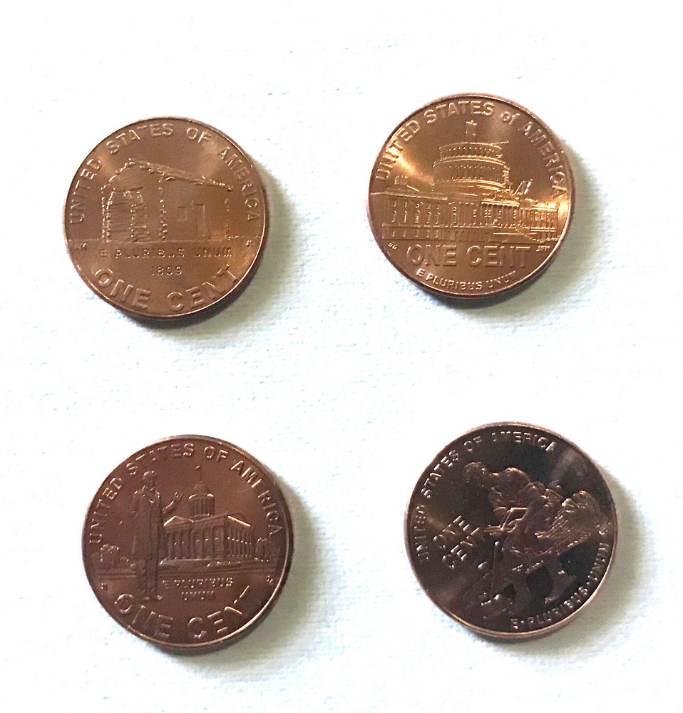 2009 Lincoln Head Cent Uncirculated, 4 coins, full set