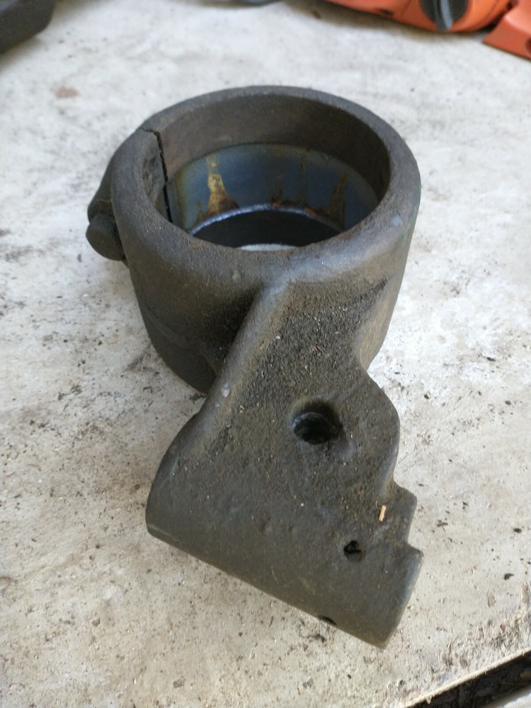 VIntage Buffalo Forge No 18 Drill Press LOWER TABLE LIFTING SCREW ARM SUPPORT