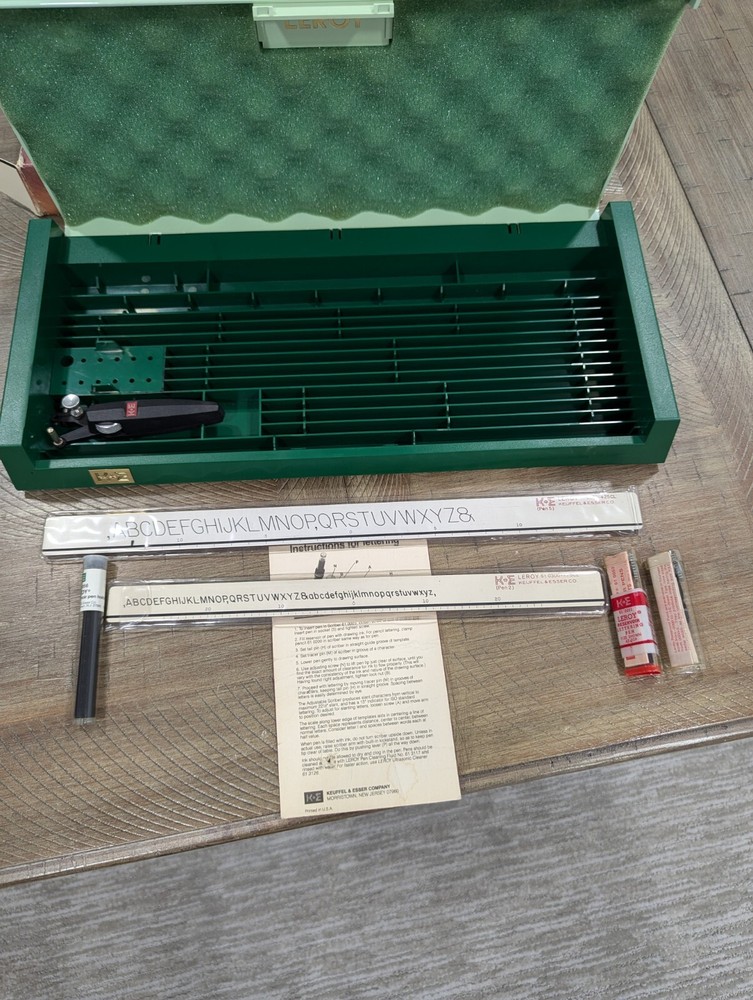 Vintage KE Leroy Controlled Lettering System