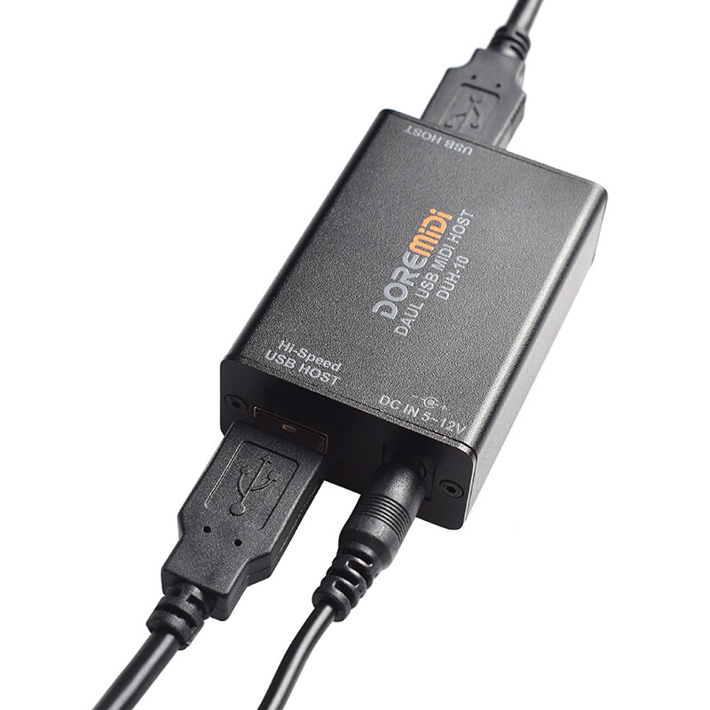 Dual USB MIDI Host Box Connects USB MIDI Devices High-speed USB MIDI Host