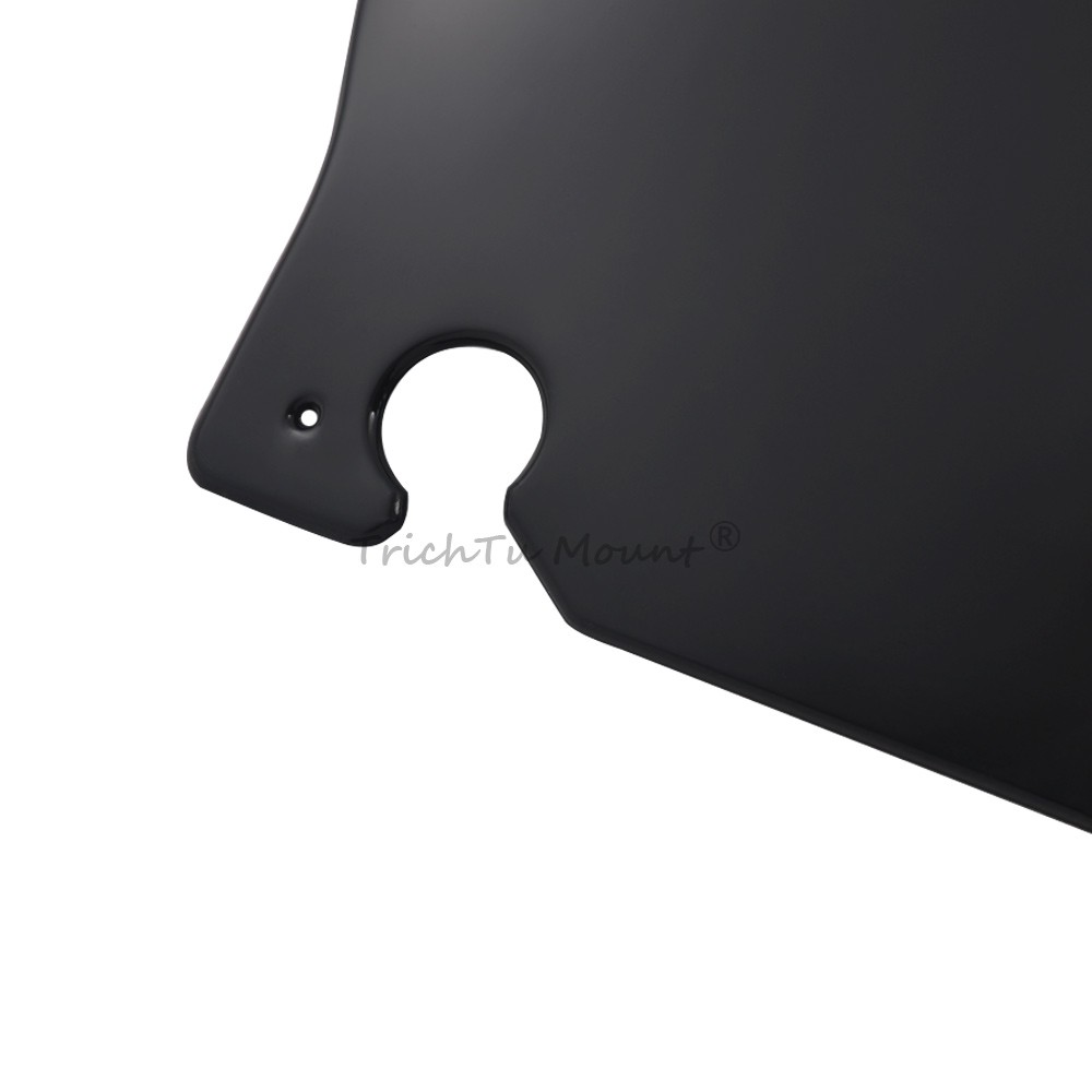 Black 5" Windshield Windscreen For Harley Electra Glide Standard FLHT 1996–2009