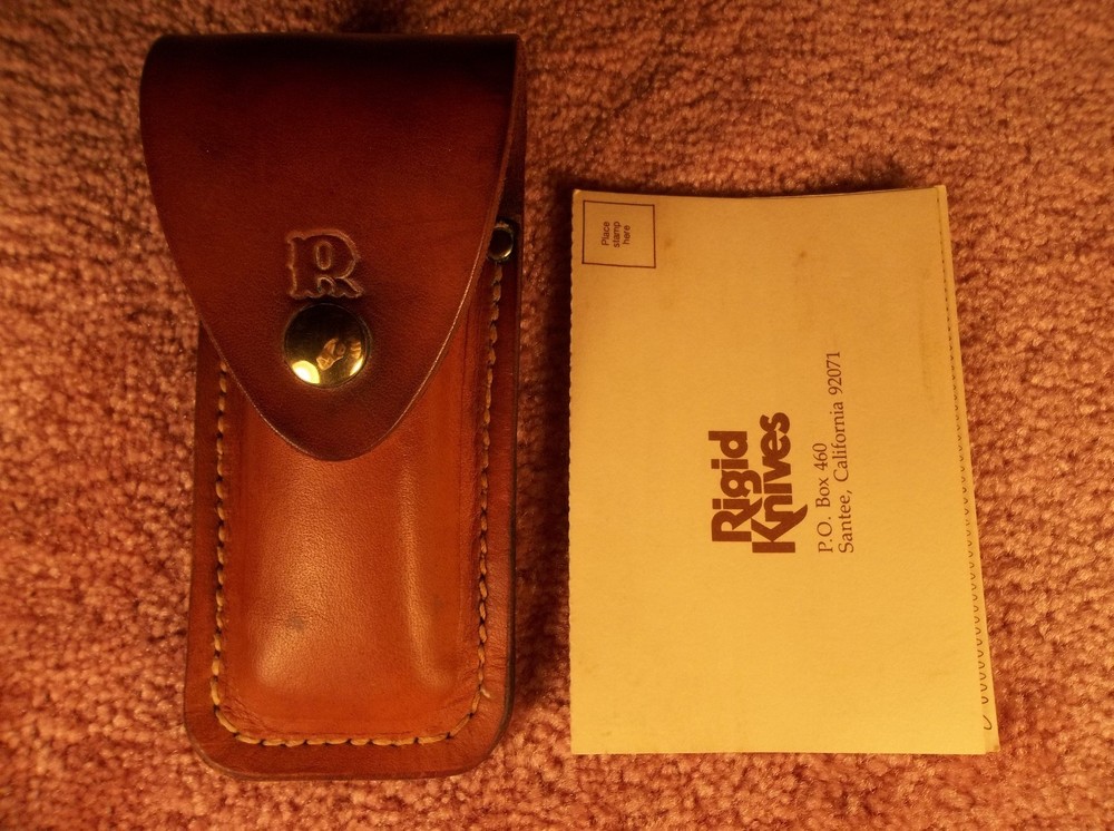 VINTAGE RIGID FOLDING HUNTER KNIFE APACHE G9 PREOWNED IN EXCELLENT CONDITION