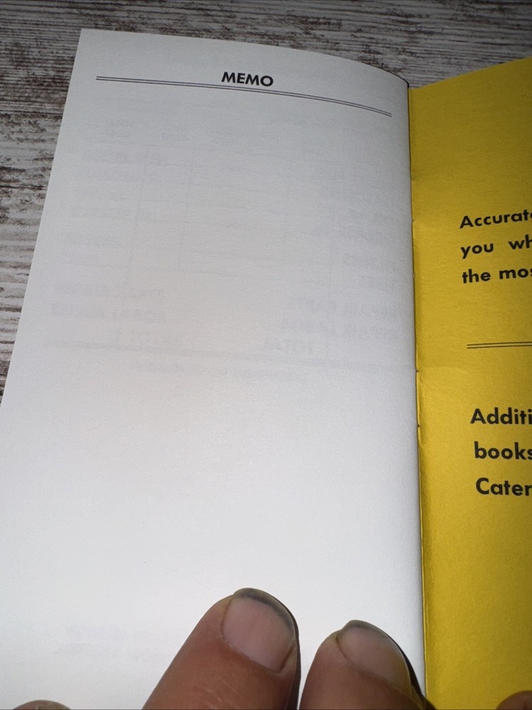 Vintage Caterpillar Daily Work And Cost Record Pocket Book.