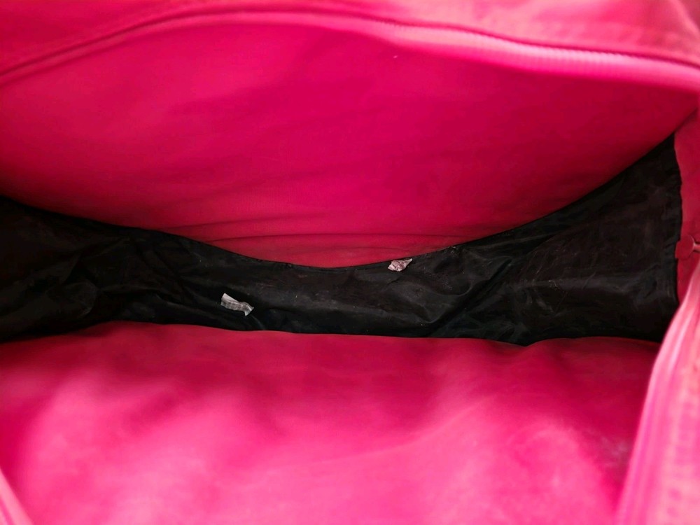 Classic Rope Bag Deluxe Padded RED/BLACK- 2 Compartments 1 solid & 1 Mesh Black