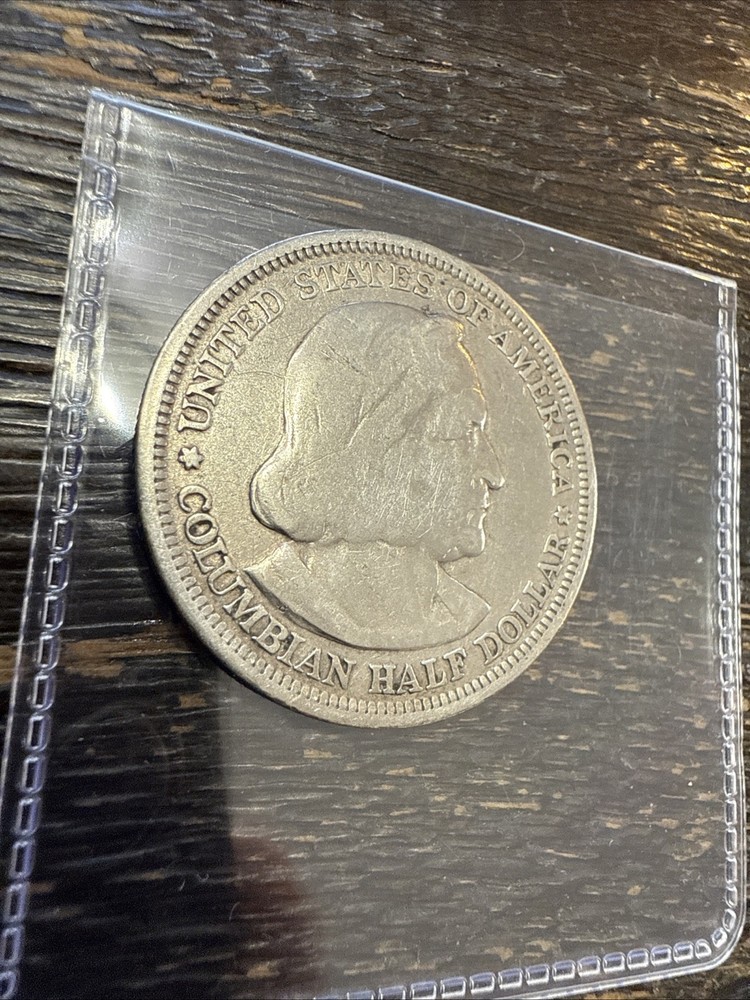 1893 Colombian Exposition Silver Commemorative Half Dollar 90% Silver