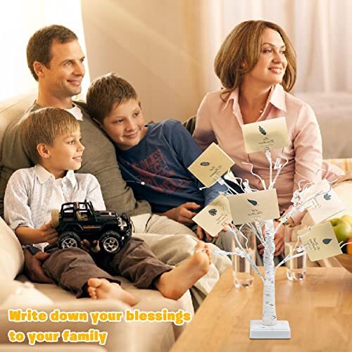 Money Tree 2FT 24LT Timer Gift Card Tree Holder with 12 Clips and 6 Greeting ...