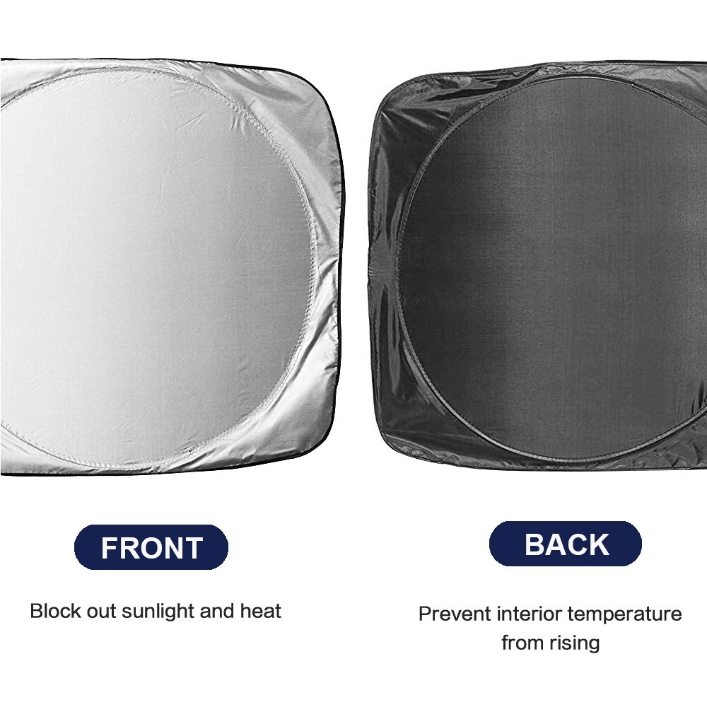 For Mini Copper Front Windshield Sun Visor Shade Cover UV Block Foldable Screen