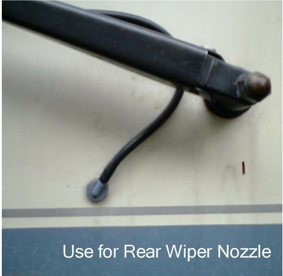 3MxW/Connector Windshield Wiper Washer Nozzle Hose Kit Universal Fluid Tube Pipe