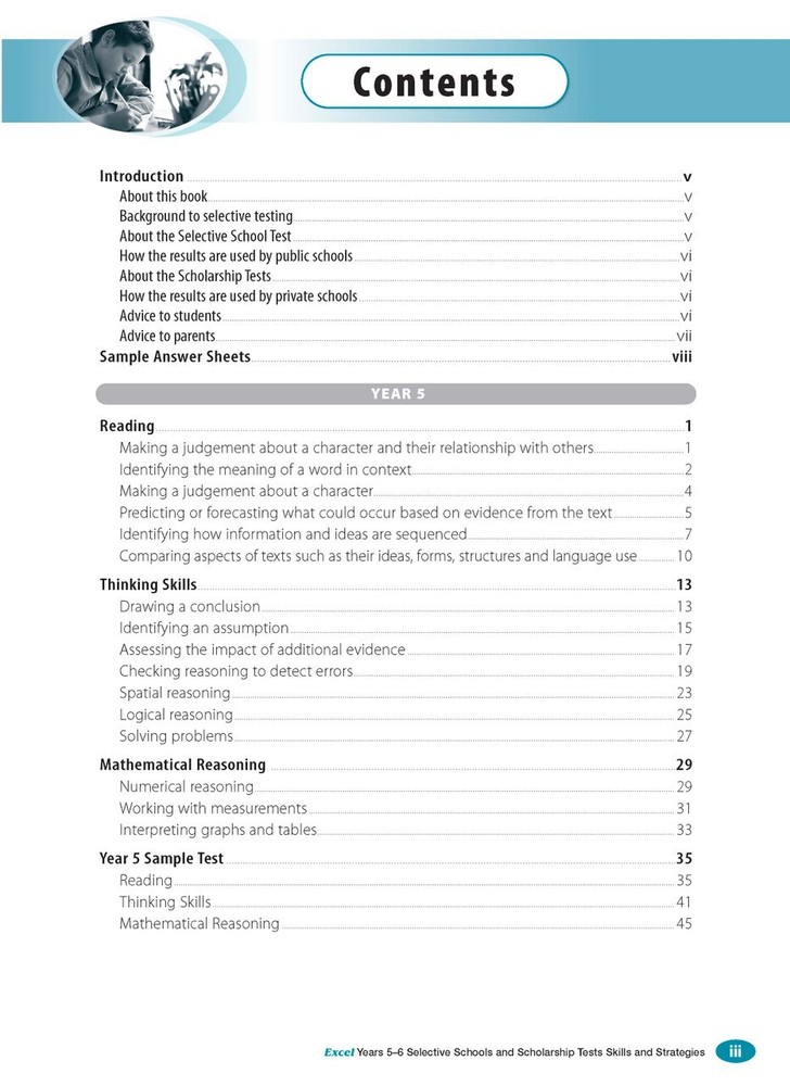 Excel Selective Schools & Scholarship Tests Selective Exam 5 Books Pack Y 5- 6