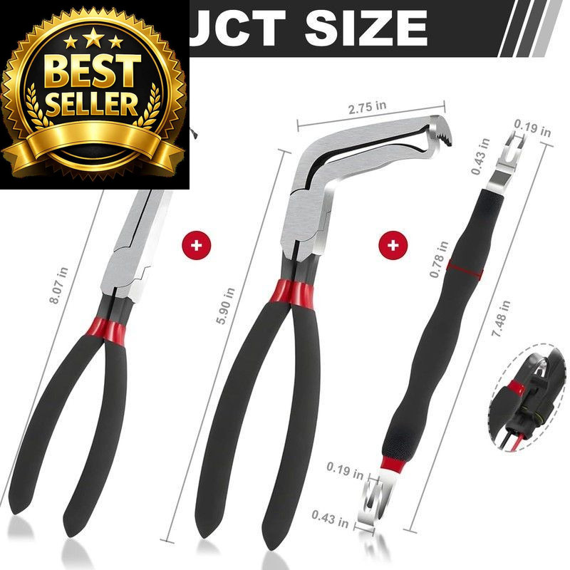 SecureElastic Electrical Disconnect Pliers 37960, 37980, Black