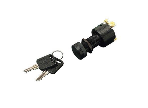 Marine Boat Motor 3 Position Starter Ignition Key Switch with Keys