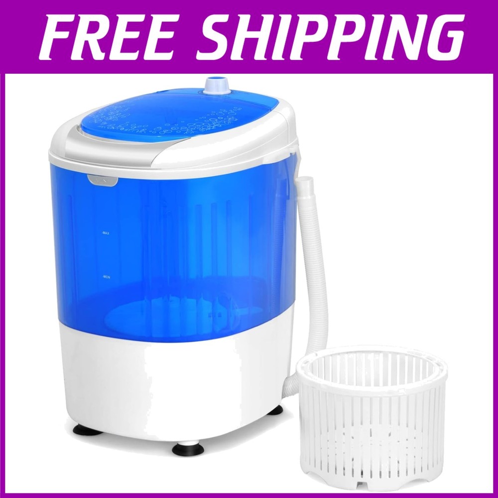 Mini Portable Washing Machine 5.5lbs Capacity=