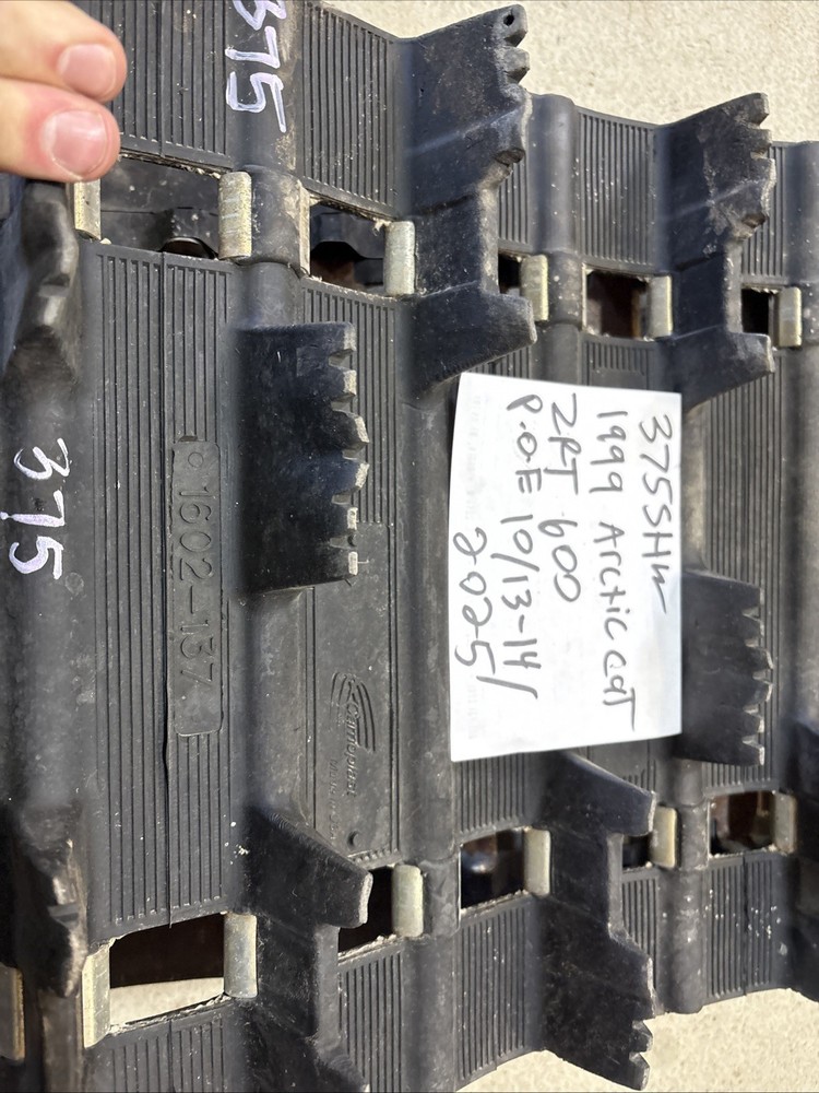 Challenger snowmobile track 1602–137 Tread Track Assembly 375