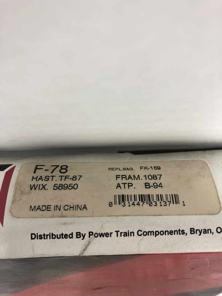 PTC F-78 Automatic Transmission Filter Kit ATP B-94