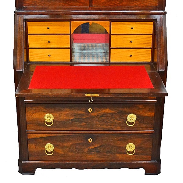 American Rosewood Secretary Dated 1861