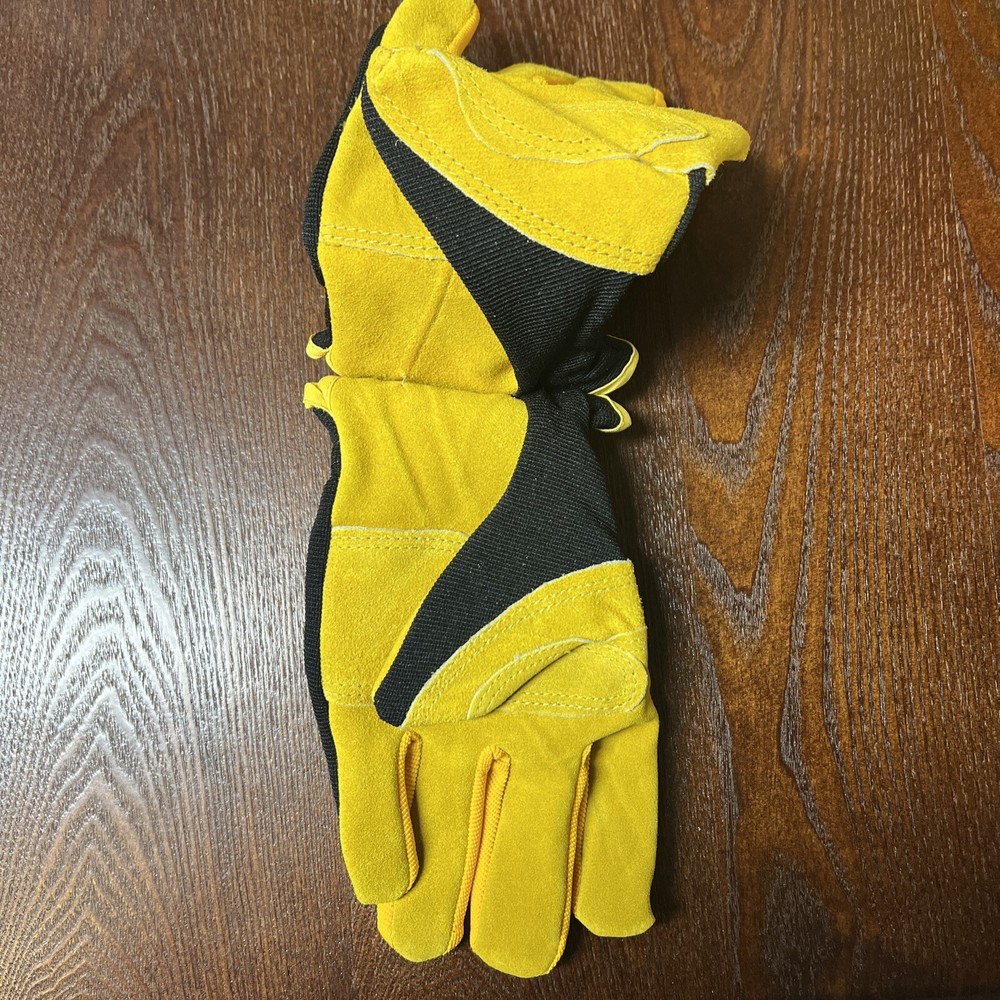 NEW Performance Hybrid Work Gloves, Leather, Men's L DPG216L