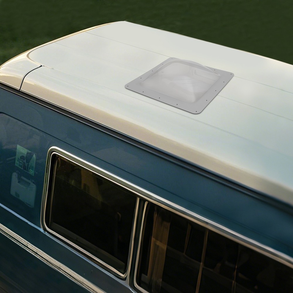 RV Skylight Replacement Cover 18"*18" Camper RV Skylight Outer Cover Smoky Color