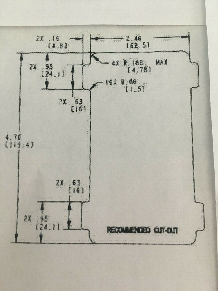 TriMark RV Door Lock 22660-04 Black Paddle Handle 2 Keys Utility Vehicles Van